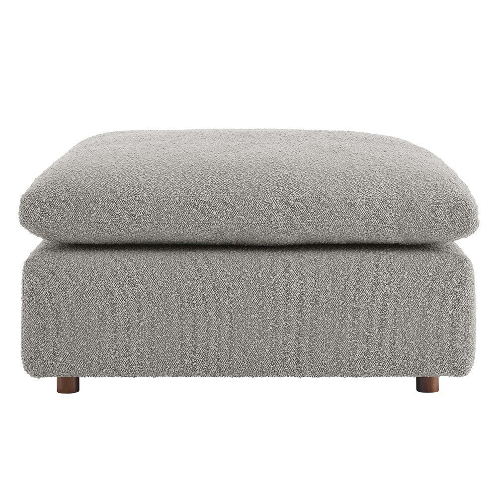 EEI-6258 Commix Down Filled Overstuffed Boucle Fabric Ottoman by Modway