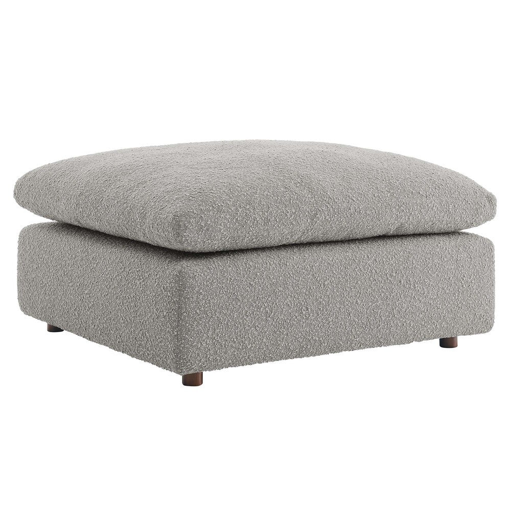 EEI-6258 Commix Down Filled Overstuffed Boucle Fabric Ottoman by Modway