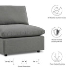 EEI-4902 Commix Overstuffed Outdoor Patio Armless Chair by Modway