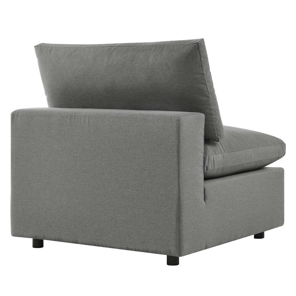 EEI-4902 Commix Overstuffed Outdoor Patio Armless Chair by Modway
