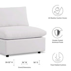 EEI-4902 Commix Overstuffed Outdoor Patio Armless Chair by Modway