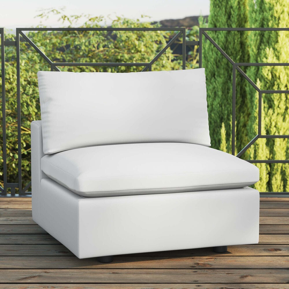 EEI-4902 Commix Overstuffed Outdoor Patio Armless Chair by Modway