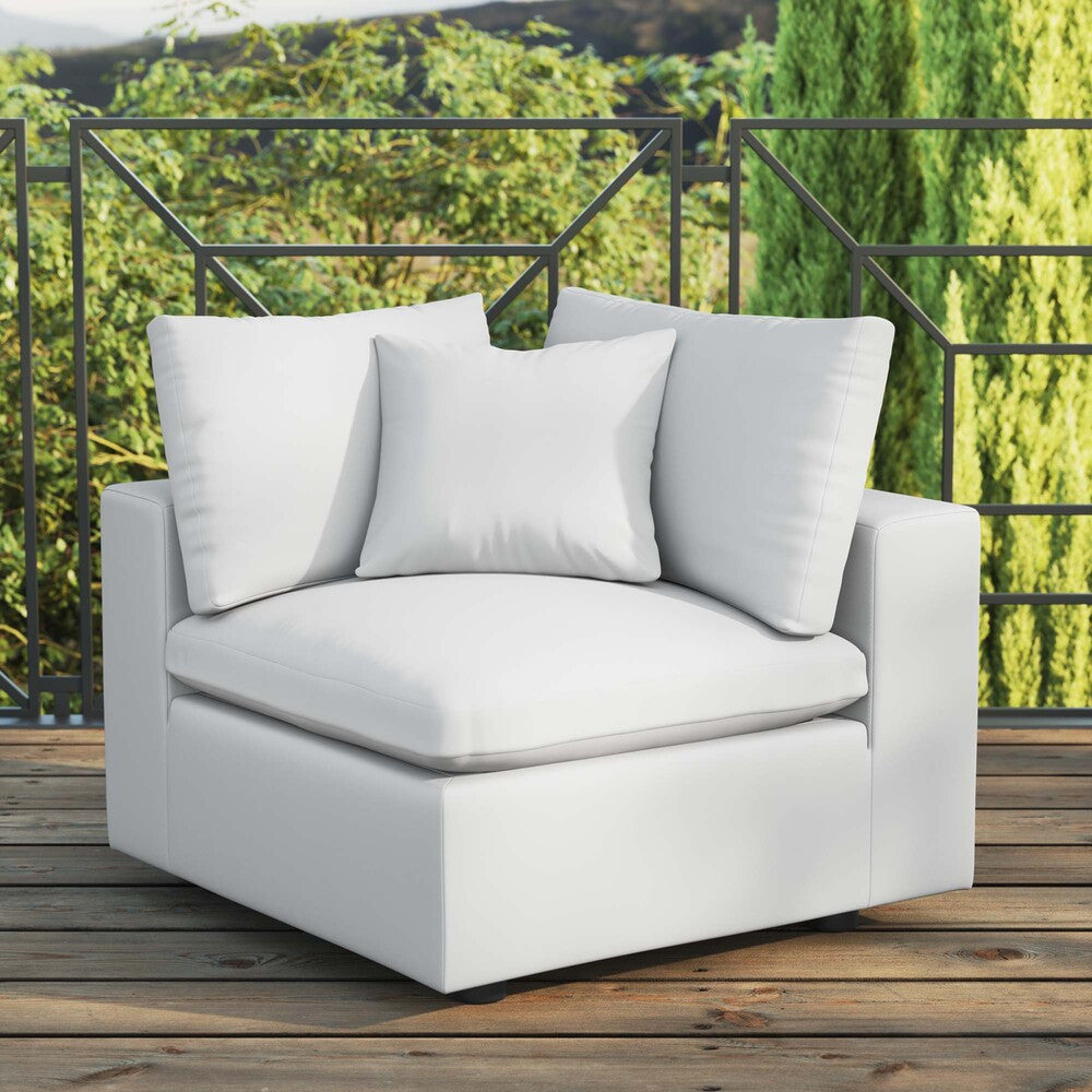EEI-4904 Commix Overstuffed Outdoor Patio Corner Chair by Modway