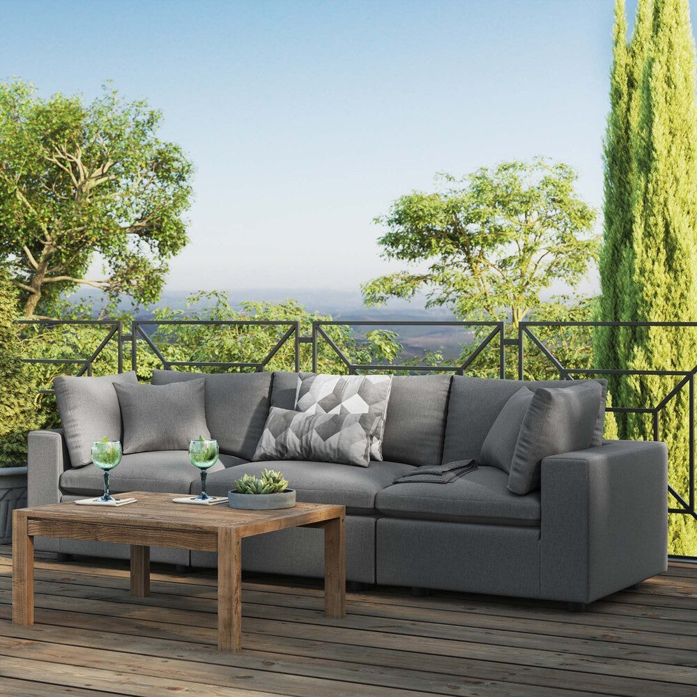 EEI-5578 Commix Overstuffed Outdoor Patio Sofa by Modway