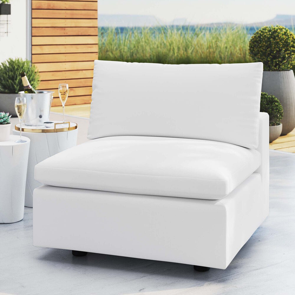 EEI-4905 Commix Sunbrella&reg; Outdoor Patio Armless Chair by Modway