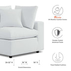 EEI-4907 Commix Sunbrella&reg; Outdoor Patio Corner Chair by Modway