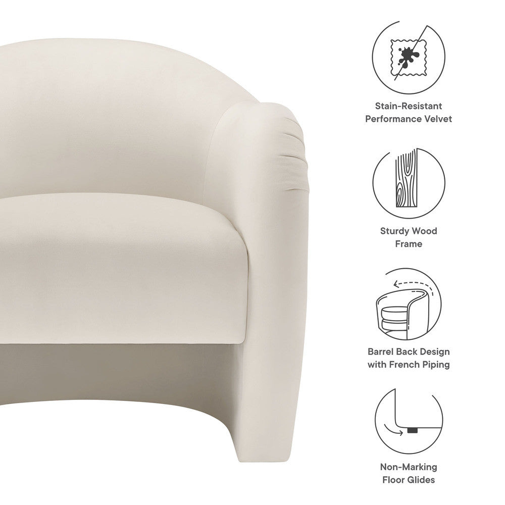 EEI-7074 Compose Performance Velvet Accent Chair by Modway