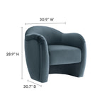 EEI-7074 Compose Performance Velvet Accent Chair by Modway