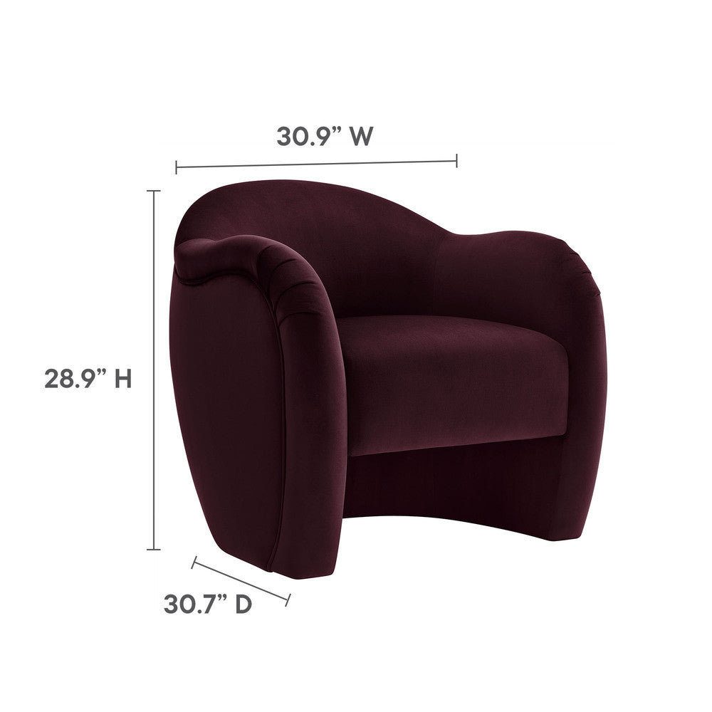 EEI-7074 Compose Performance Velvet Accent Chair by Modway