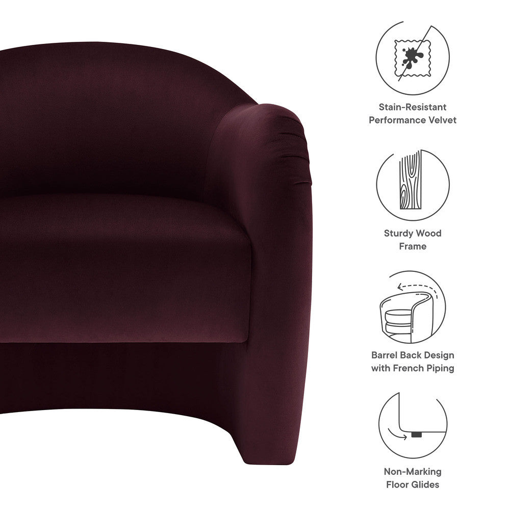 EEI-7074 Compose Performance Velvet Accent Chair by Modway