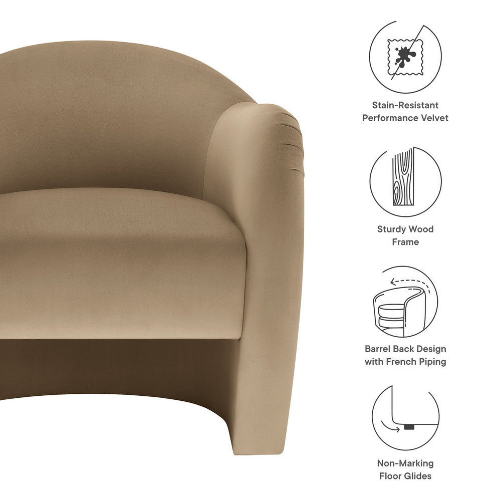 EEI-7074 Compose Performance Velvet Accent Chair by Modway