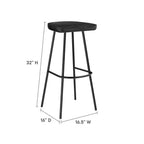 EEI-6742 Concord Backless Wood Bar Stools Set of 2 by Modway