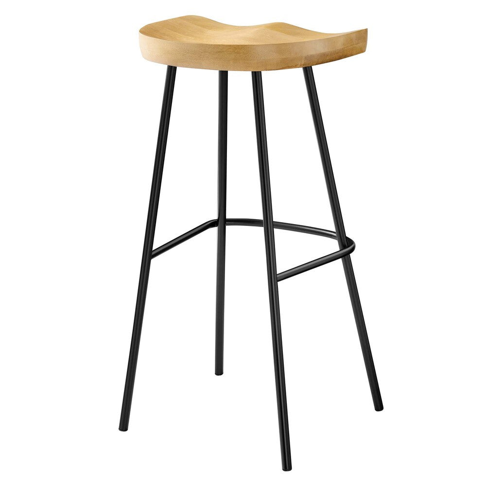 EEI-6742 Concord Backless Wood Bar Stools Set of 2 by Modway