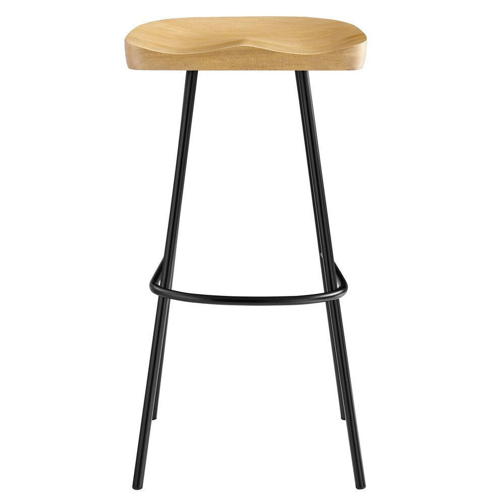 EEI-6742 Concord Backless Wood Bar Stools Set of 2 by Modway