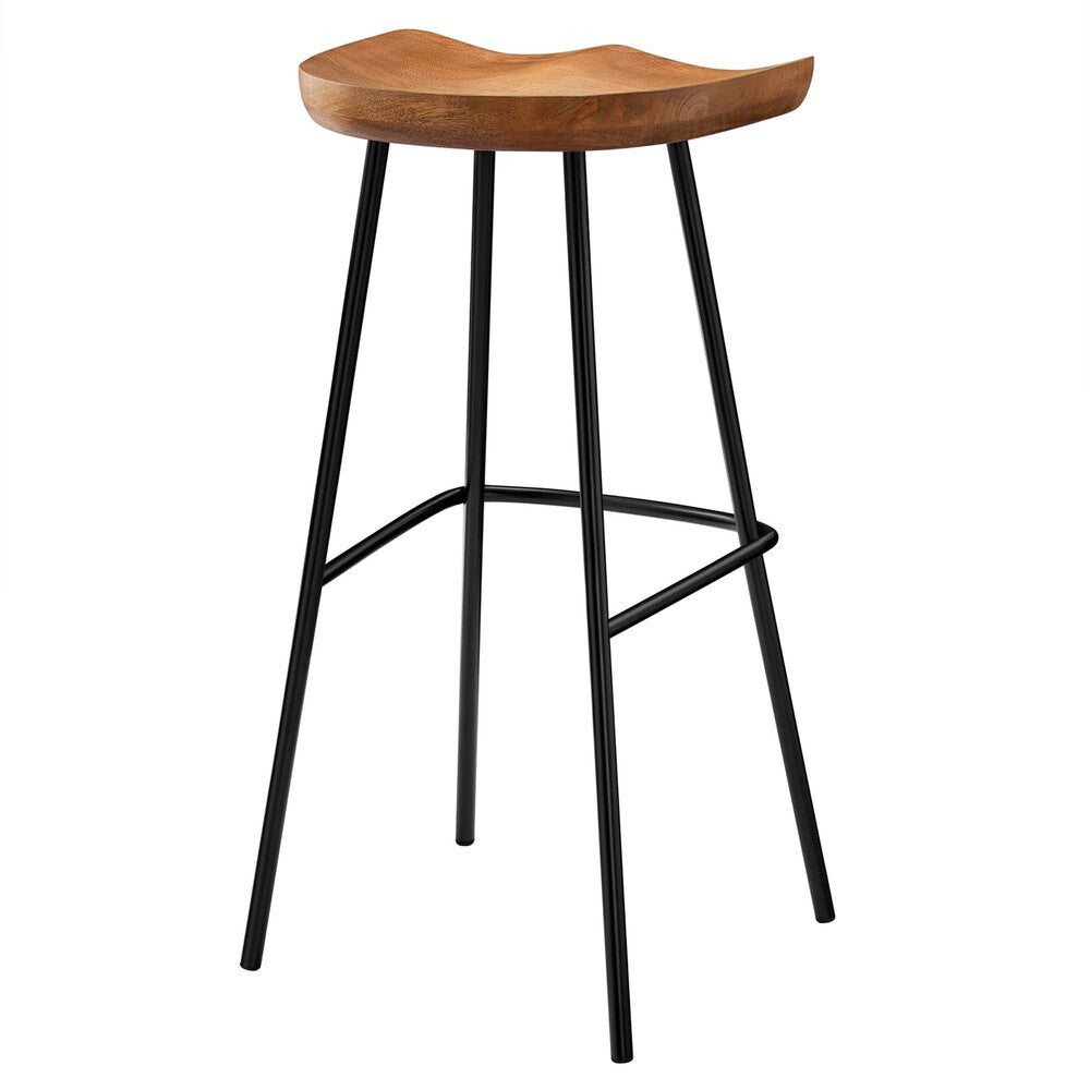 EEI-6742 Concord Backless Wood Bar Stools Set of 2 by Modway
