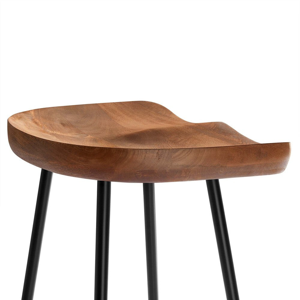 EEI-6742 Concord Backless Wood Bar Stools Set of 2 by Modway