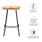 EEI-6741 Concord Backless Wood Counter Stools Set of 2 by Modway