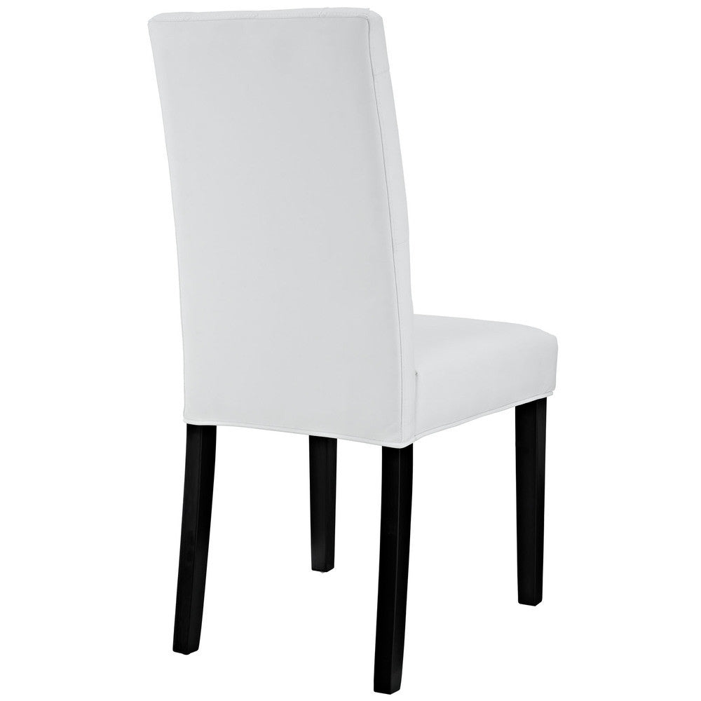 EEI-1382-WHI Confer Dining Vinyl Side Chair by Modway