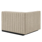 Modway Conjure Channel Tufted Upholstered Fabric Left-Arm Chair by Modway-EEI-5491