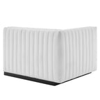 Modway Conjure Channel Tufted Upholstered Fabric Left-Arm Chair by Modway-EEI-5491