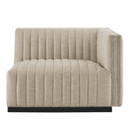 Modway Conjure Channel Tufted Upholstered Fabric Loveseat by Modway-EEI-5786