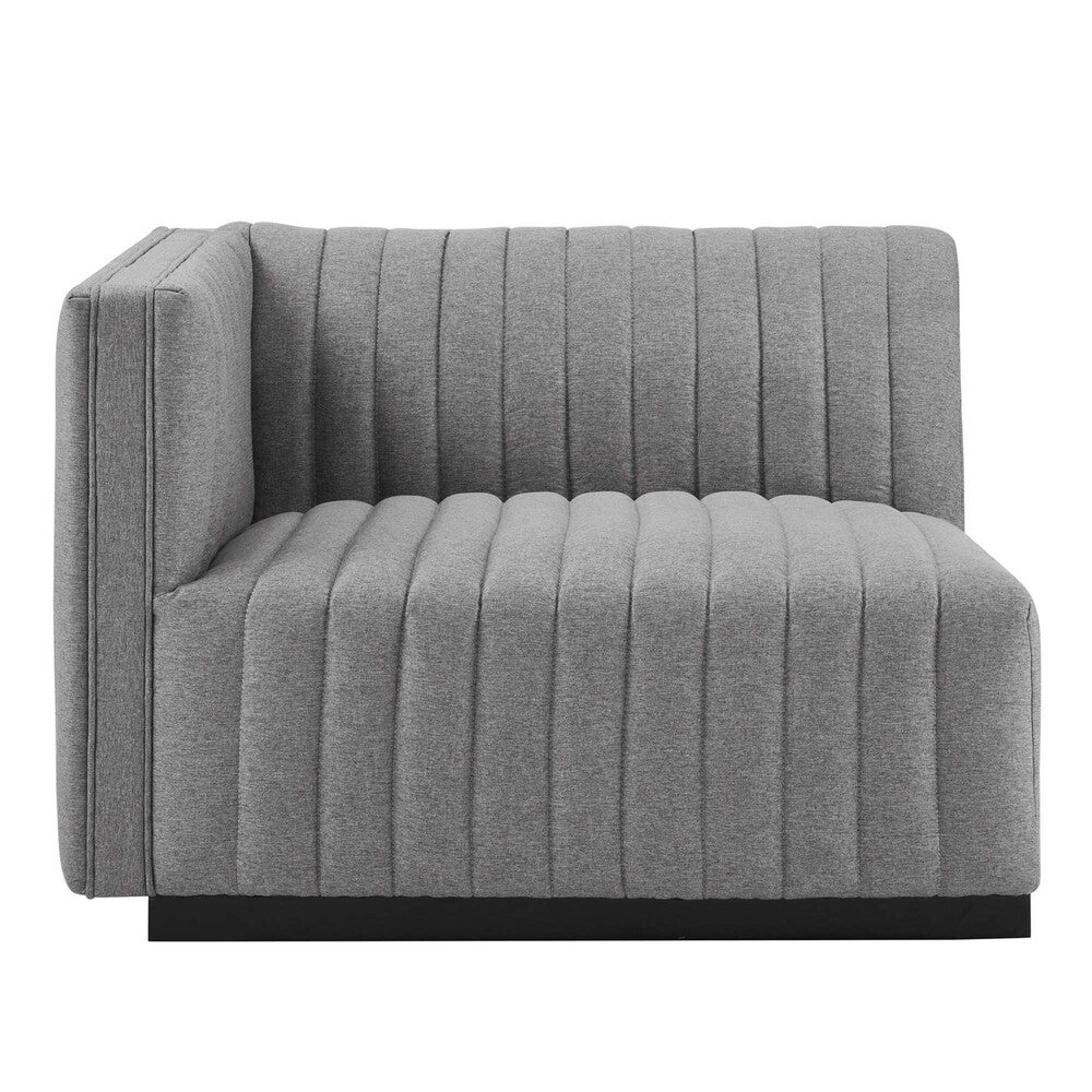 Modway Conjure Channel Tufted Upholstered Fabric Loveseat by Modway-EEI-5786