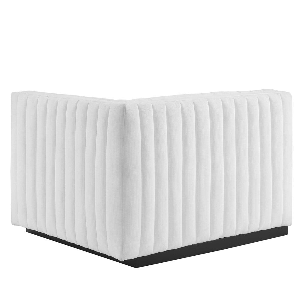 Modway Conjure Channel Tufted Upholstered Fabric Loveseat by Modway-EEI-5786