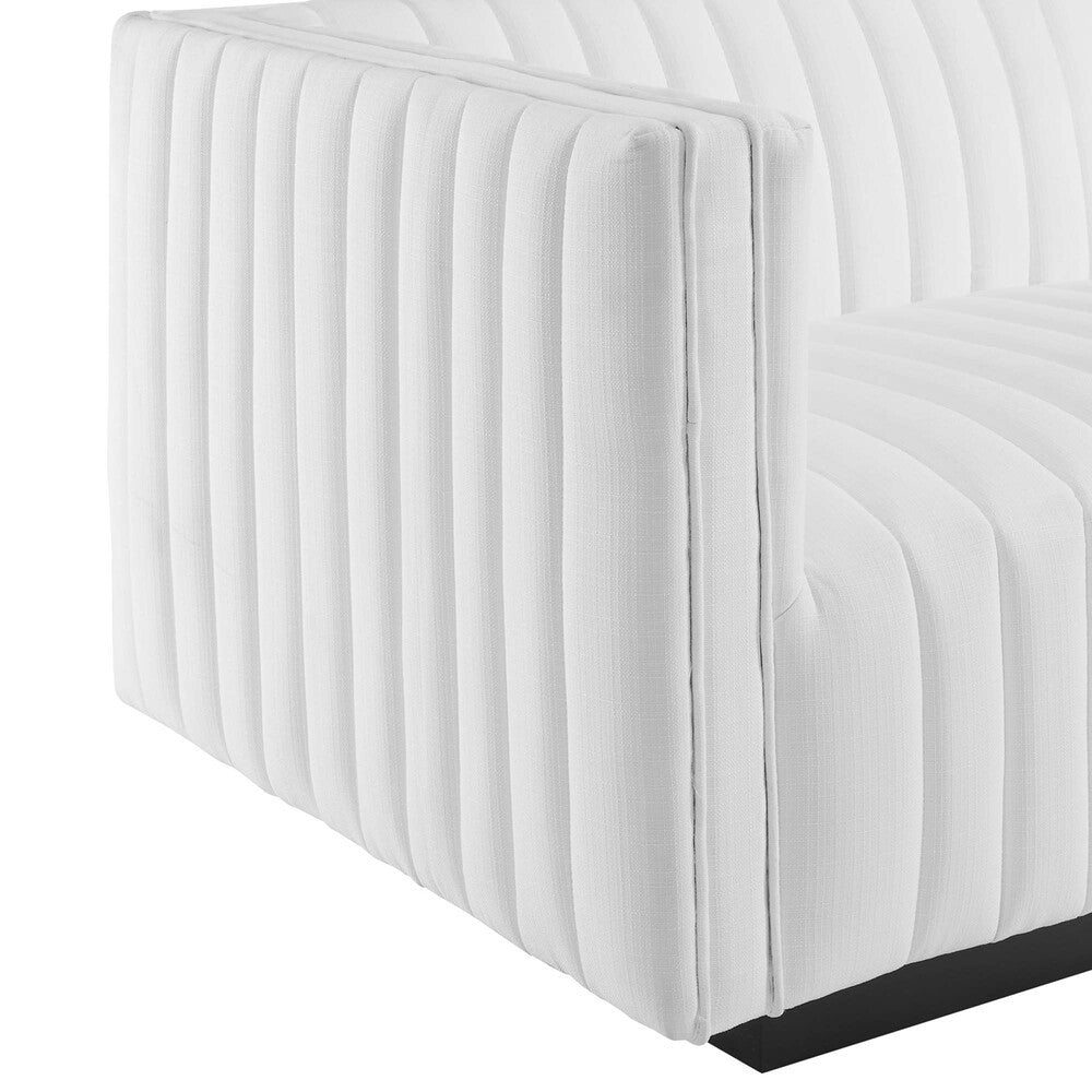 Modway Conjure Channel Tufted Upholstered Fabric Loveseat by Modway-EEI-5786