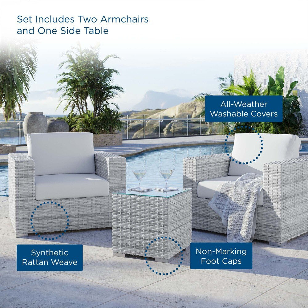 EEI-5444 Convene 3-Piece Outdoor Patio Set by Modway
