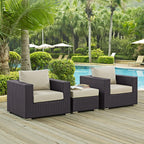 EEI-2174 Convene 3 Piece Outdoor Patio Sofa Set by Modway