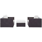 EEI-2174 Convene 3 Piece Outdoor Patio Sofa Set by Modway