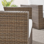 EEI-6328-CAP-WHI Convene 4-Piece Outdoor Patio Furniture Set by Modway