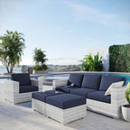 EEI-5451-LGR-NAV Convene 4-Piece Outdoor Patio Set by Modway