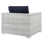 EEI-5451-LGR-NAV Convene 4-Piece Outdoor Patio Set by Modway