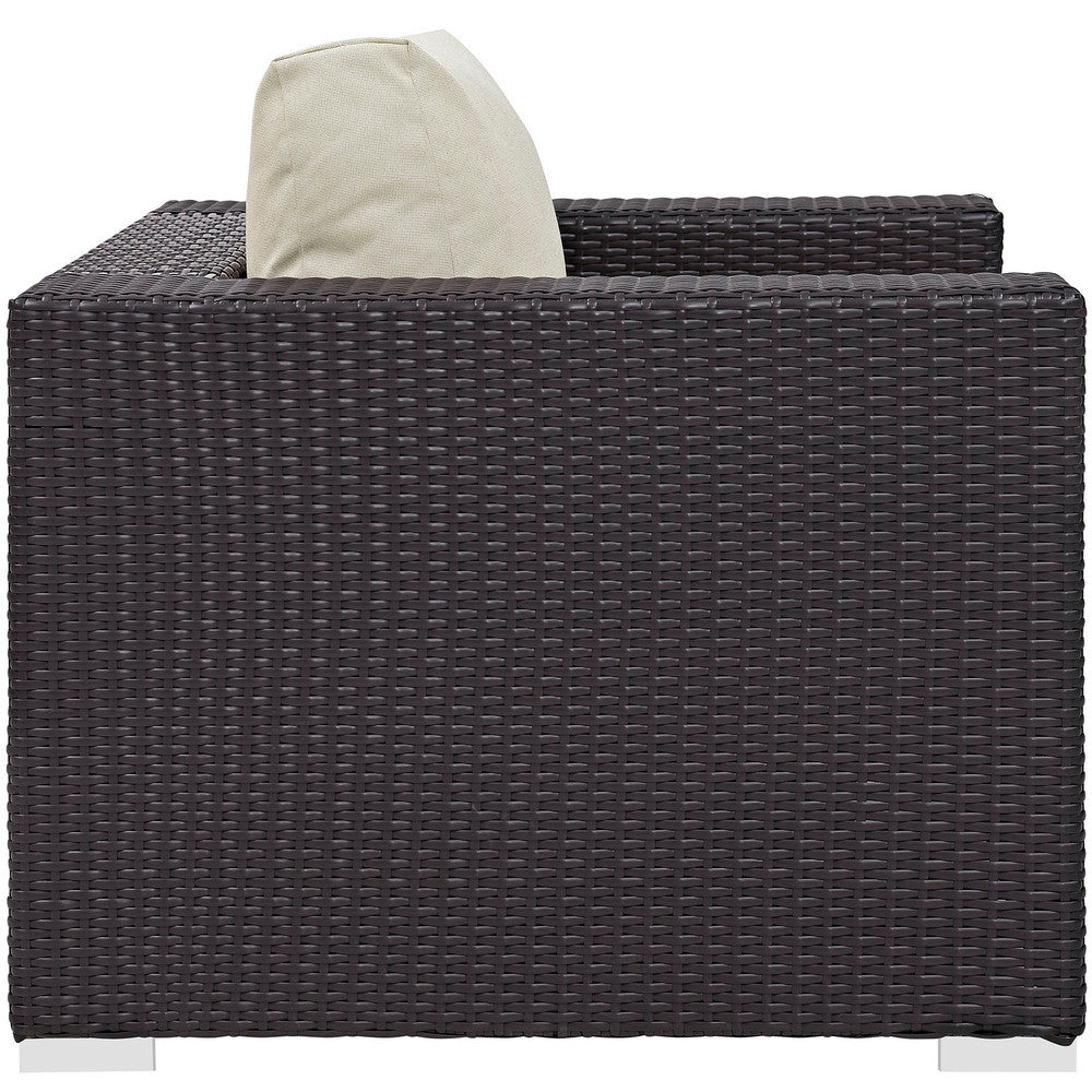 EEI-1809 Convene 5 Piece Outdoor Patio Sectional Set by Modway
