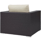 EEI-1809 Convene 5 Piece Outdoor Patio Sectional Set by Modway