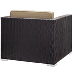 EEI-1809 Convene 5 Piece Outdoor Patio Sectional Set by Modway