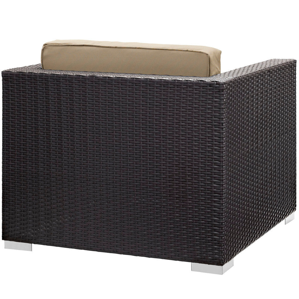 EEI-1809 Convene 5 Piece Outdoor Patio Sectional Set by Modway