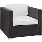 EEI-1809 Convene 5 Piece Outdoor Patio Sectional Set by Modway