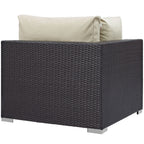 EEI-2172 Convene 5 Piece Outdoor Patio Sectional Set by Modway