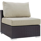 EEI-2172 Convene 5 Piece Outdoor Patio Sectional Set by Modway