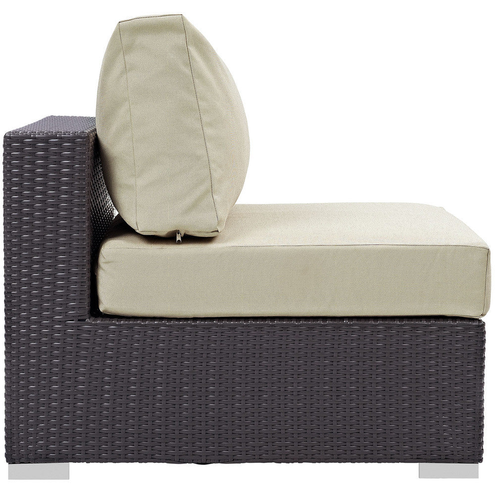 EEI-2172 Convene 5 Piece Outdoor Patio Sectional Set by Modway