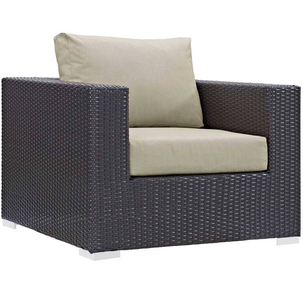 EEI-2158 Convene 5 Piece Outdoor Patio Sofa Set by Modway