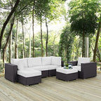 EEI-2207 Convene 6 Piece Outdoor Patio Sectional Set by Modway