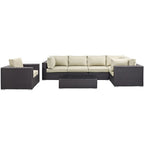 EEI-2157 Convene 7 Piece Outdoor Patio Sectional Set by Modway