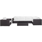 EEI-2157 Convene 7 Piece Outdoor Patio Sectional Set by Modway