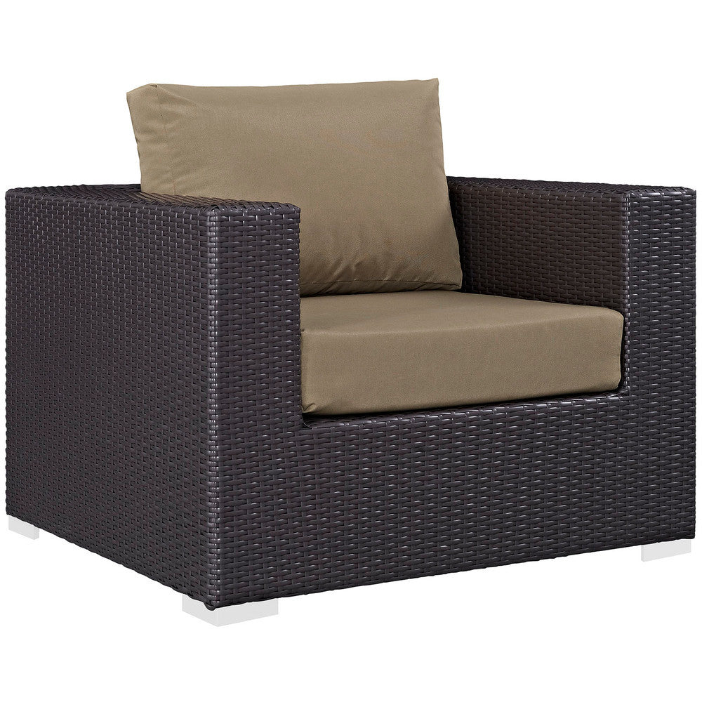 EEI-2200 Convene 7 Piece Outdoor Patio Sectional Set by Modway