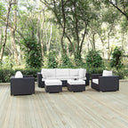 EEI-2200 Convene 7 Piece Outdoor Patio Sectional Set by Modway