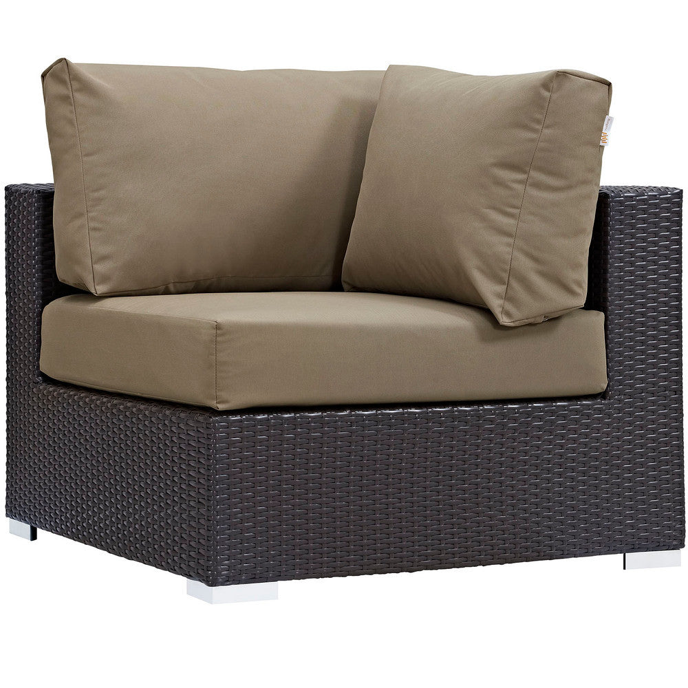 EEI-2204 Convene 8 Piece Outdoor Patio Sectional Set by Modway