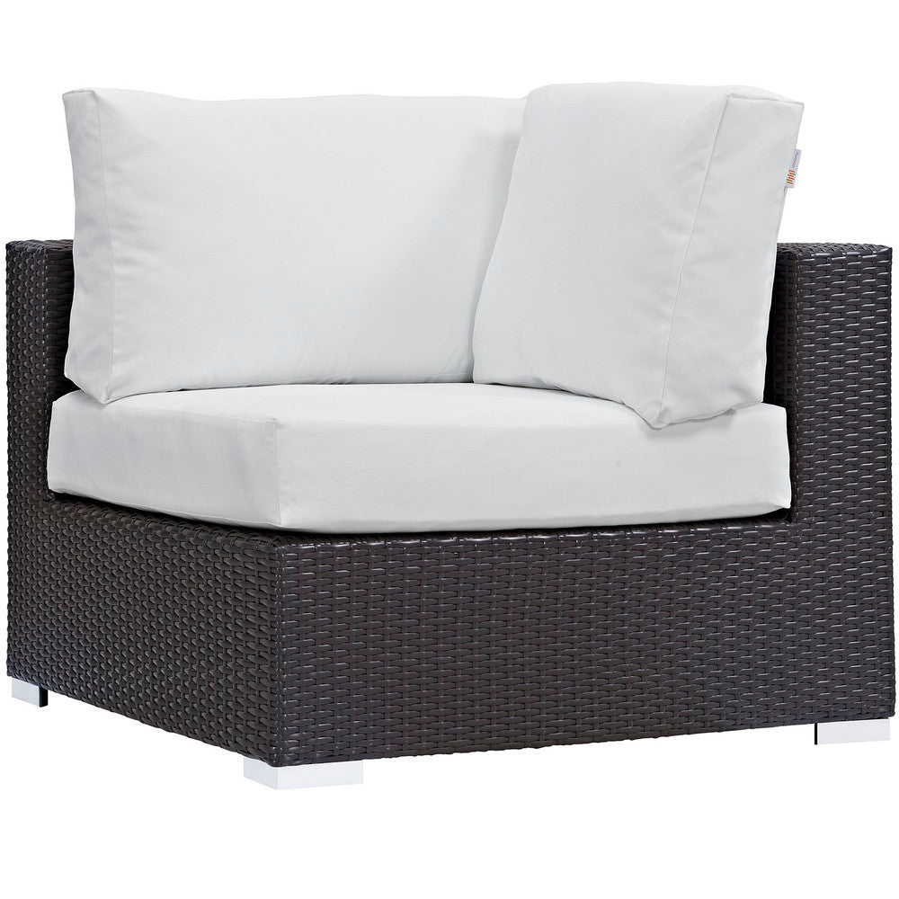 EEI-2206 Convene 8 Piece Outdoor Patio Sectional Set by Modway